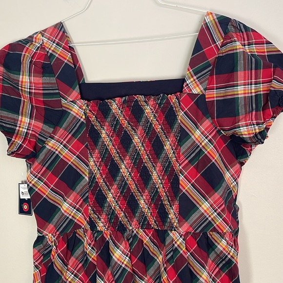 New Gymboree Mom Dress Red Blue Plaid XXL - Picture 4 of 5